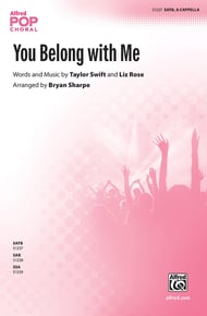 You Belong with Me SATB choral sheet music cover Thumbnail